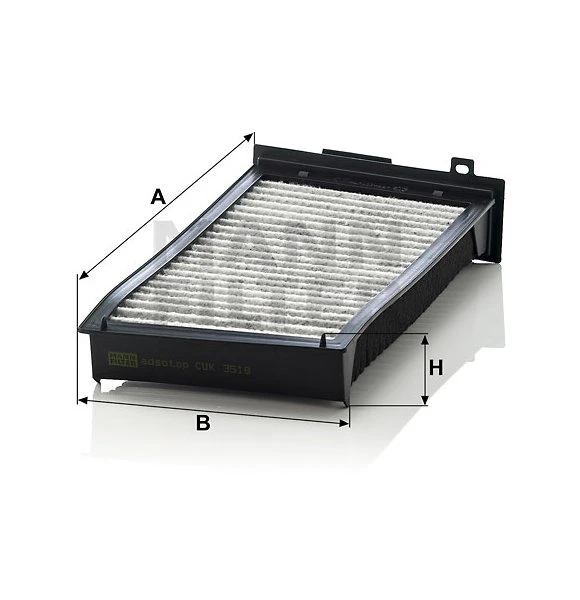 Kabínový filter MANN FILTER CUK 3518