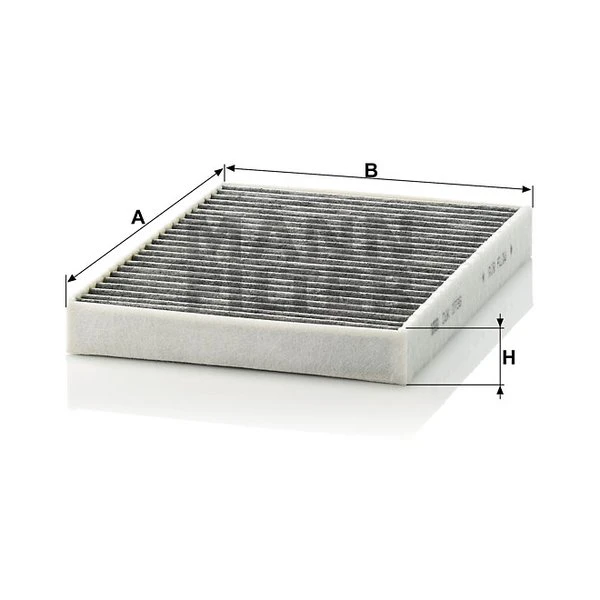 Kabínový filter MANN FILTER CUK 2736-2