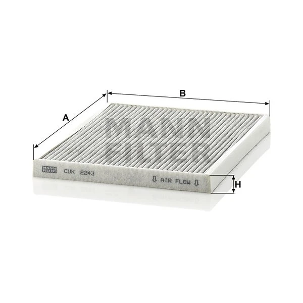 Kabínový filter MANN FILTER CUK 2243