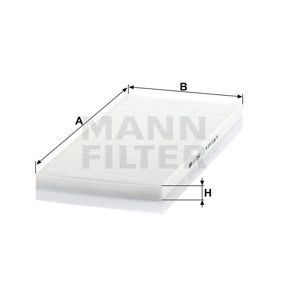 Kabínový filter MANN FILTER CU 3942