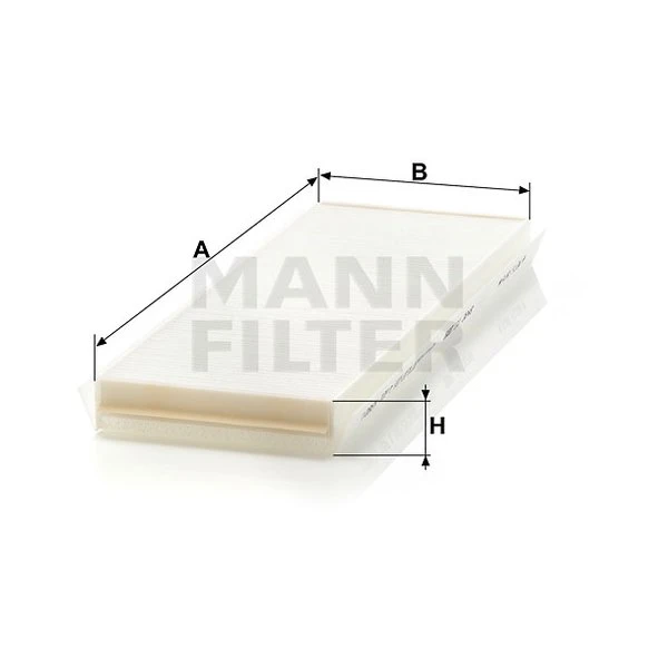 Kabínový filter MANN FILTER CU 3649