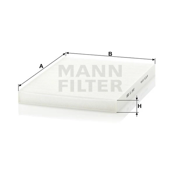 Kabínový filter MANN FILTER CU 2882
