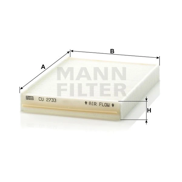 Kabínový filter MANN FILTER CU 2733