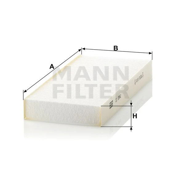 Kabínový filter MANN FILTER CU 2642