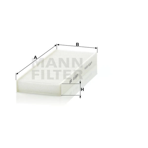 Kabínový filter MANN FILTER CU 2623
