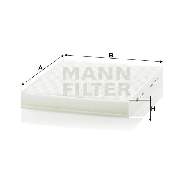 Kabínový filter MANN FILTER CU 2545