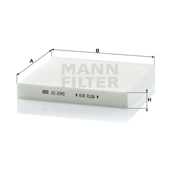 Kabínový filter MANN FILTER CU 2345