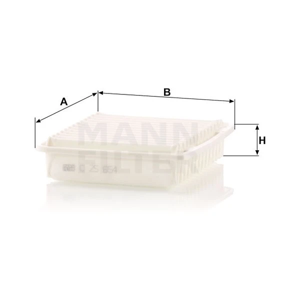 Vzduchový filter MANN FILTER C 25 654