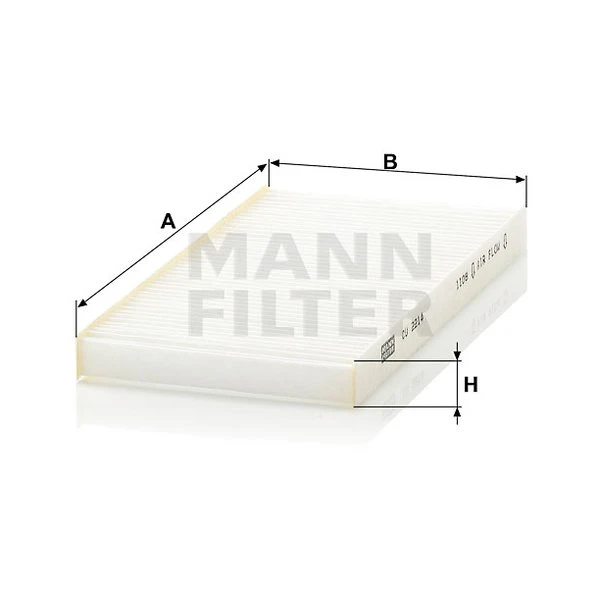 Kabínový filter MANN FILTER CU 2214-2