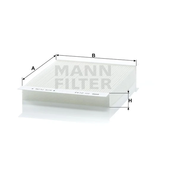 Kabínový filter MANN FILTER CU 2143