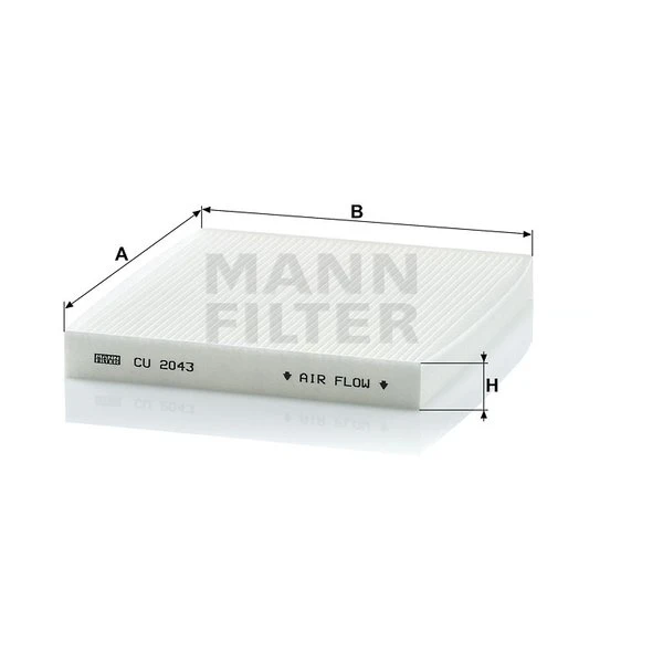 Kabínový filter MANN FILTER CU 2043