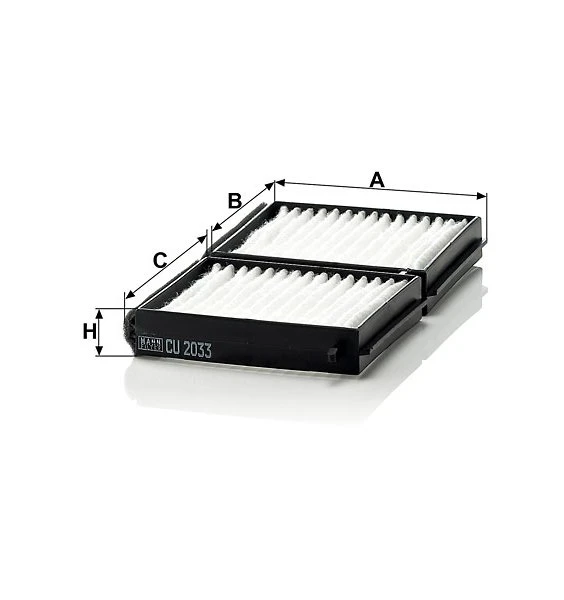 Kabínový filter MANN FILTER CU 2033-2