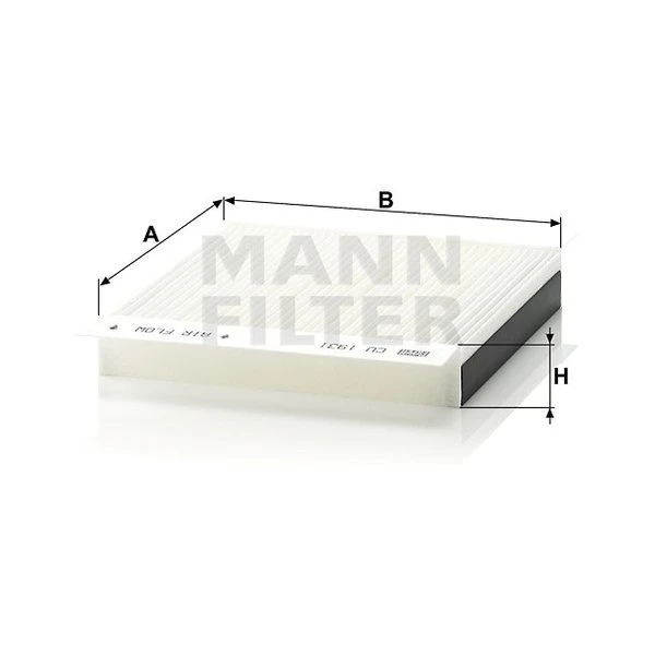 Kabínový filter MANN FILTER CU 1931-2