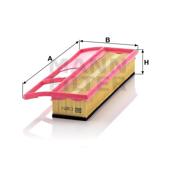 Vzduchový filter MANN FILTER C 3877/1