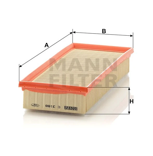 Vzduchový filter MANN FILTER C 3188