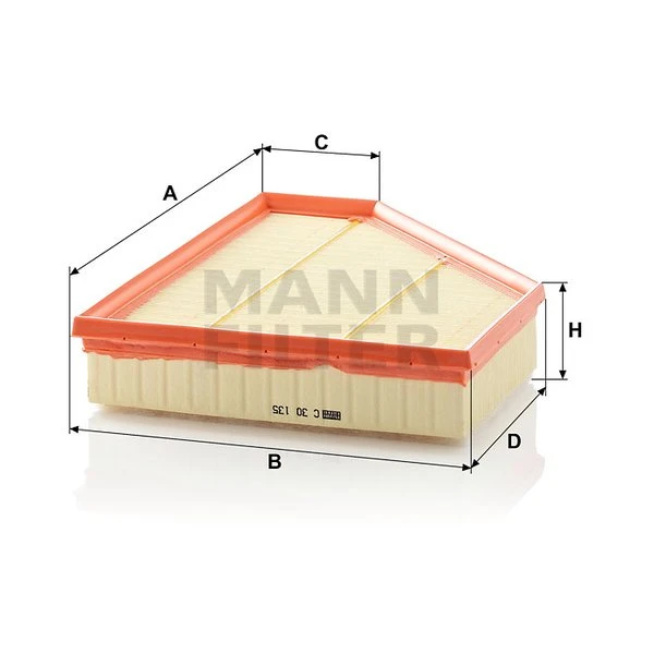 Vzduchový filter MANN FILTER C 30 135