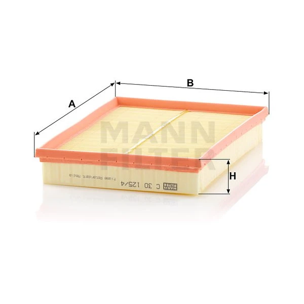 Vzduchový filter MANN FILTER C 30 125/4