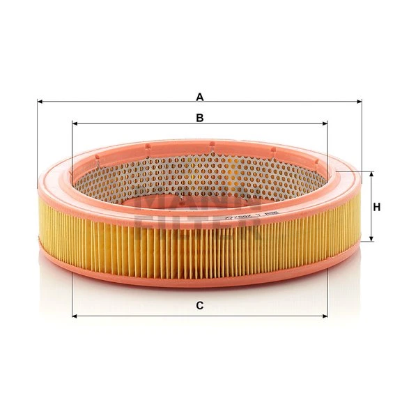 Vzduchový filter MANN FILTER C 2852/2
