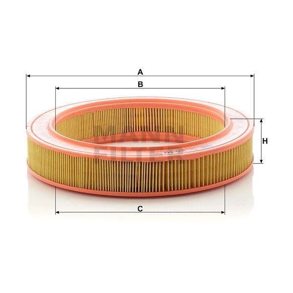 Vzduchový filter MANN FILTER C 2846