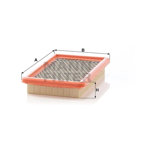 Vzduchový filter MANN FILTER C 2666