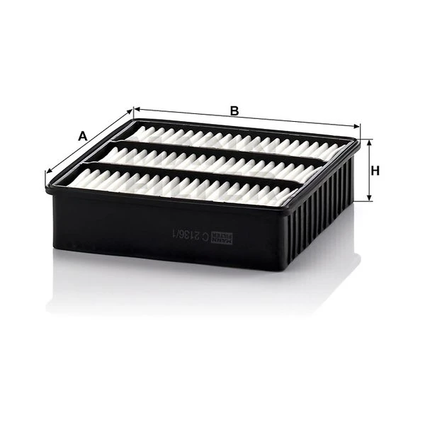 Vzduchový filter MANN FILTER C 2136/1