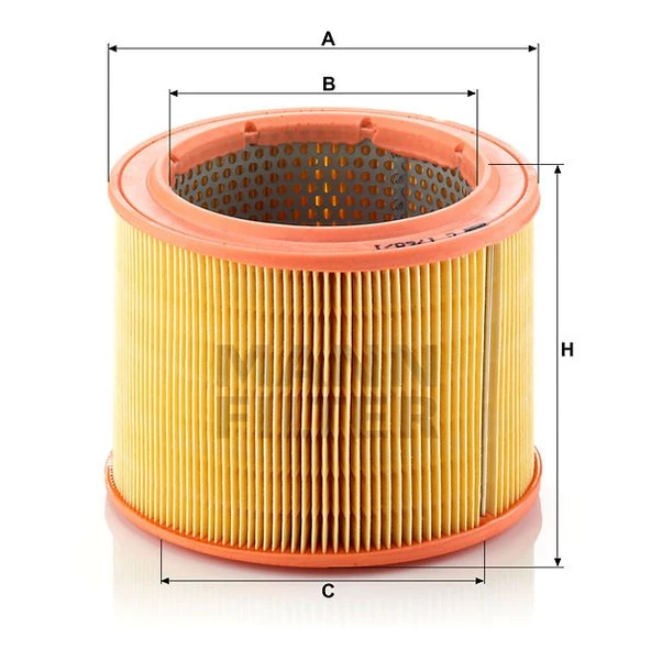 Vzduchový filter MANN FILTER C 1760/1