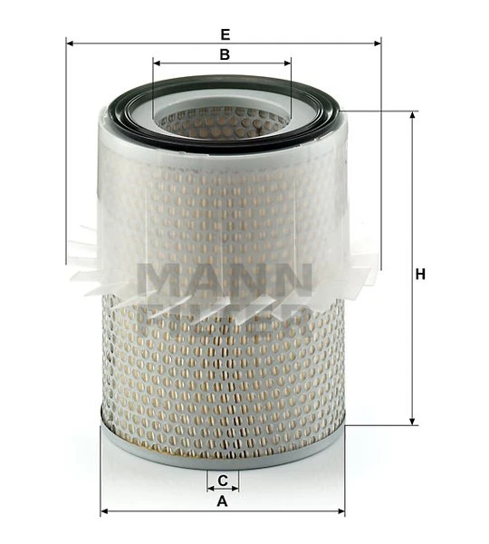 Vzduchový filter MANN FILTER C 16 148
