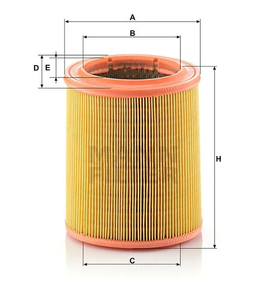 Vzduchový filter MANN FILTER C 1472