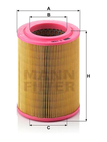 Vzduchový filter MANN FILTER C 1430