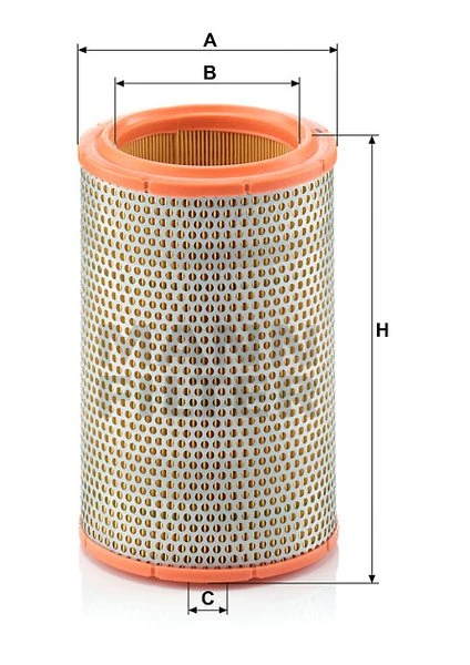 Vzduchový filter MANN FILTER C 1387