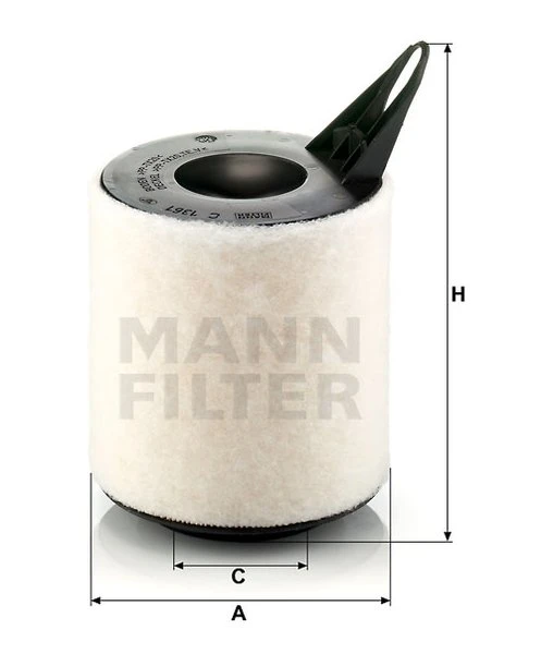 Vzduchový filter MANN FILTER C 1361