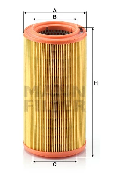 Vzduchový filter MANN FILTER C 1286/1