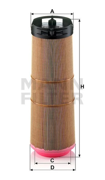 Vzduchový filter MANN FILTER C 12 133