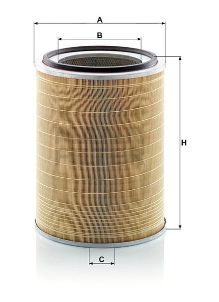 Vzduchový filter MANN FILTER C 31 1256/2
