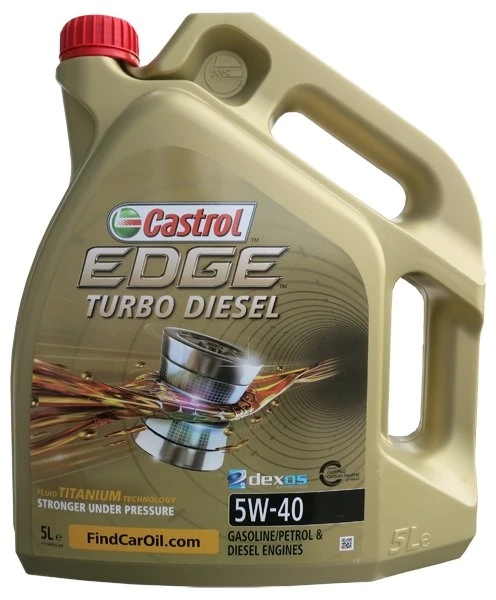 CASTROL EDGE TURBO DIESEL TITANIUM FST 5W-40 - 5l