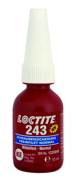 Loctite 243 10ml - zaisťovač skrutiek, strednopevnostný