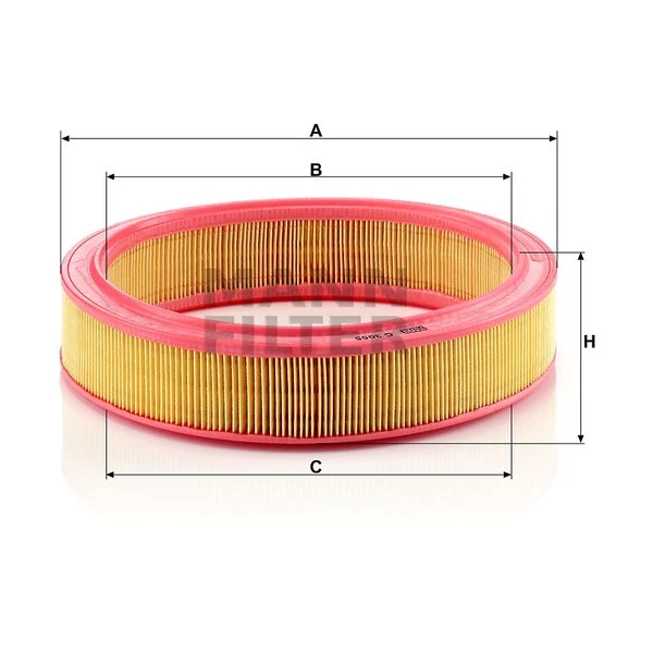 Vzduchový filter MANN FILTER C 3055