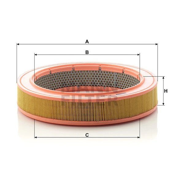 Vzduchový filter MANN FILTER C 3082