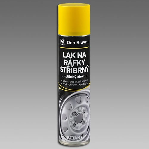 TECTANE lak na ráfiky strieborný - 400ml