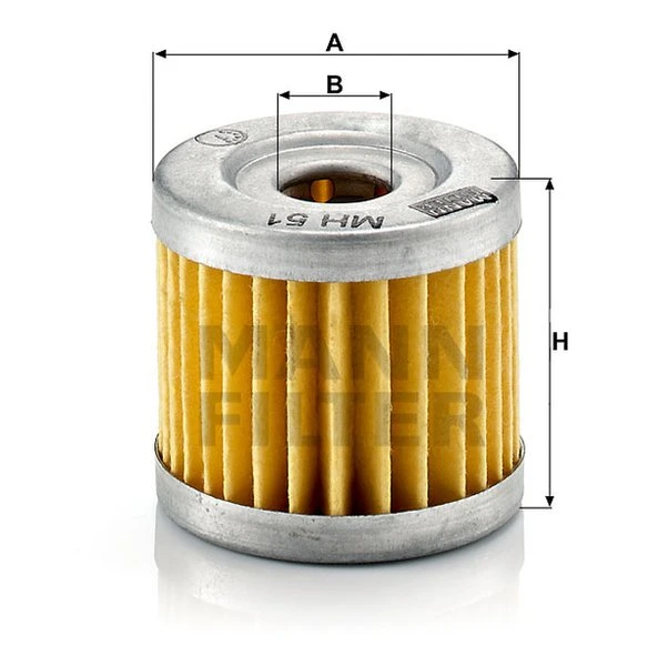 Olejový filter MANN FILTER MH 51