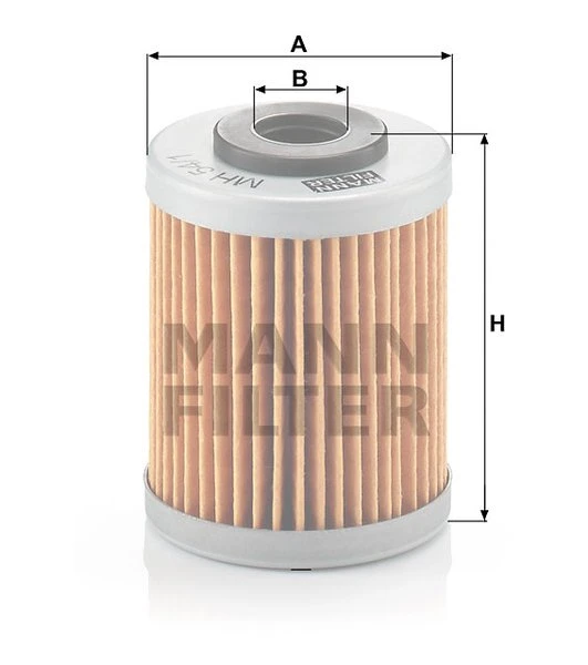 Olejový filter MANN FILTER MH 54/1