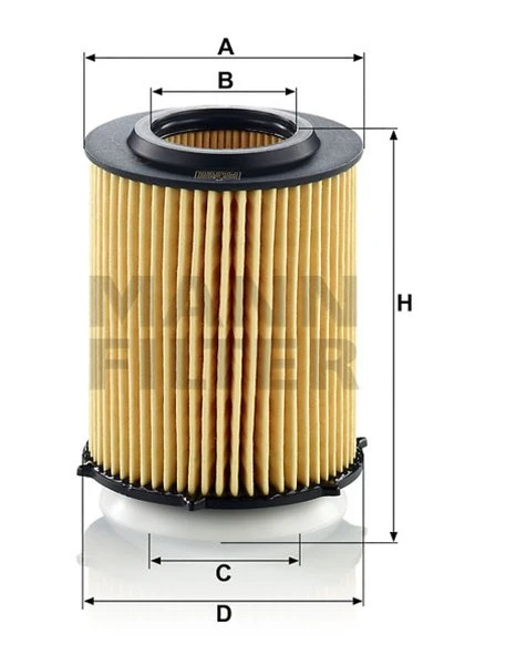 Olejový filter MANN FILTER HU 7044 z