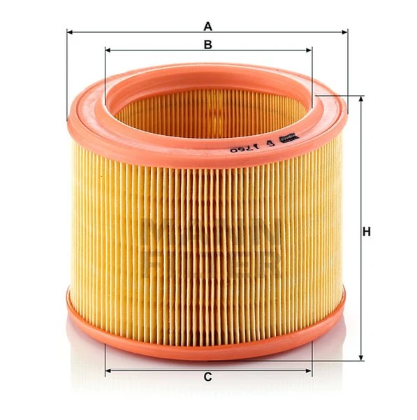 Vzduchový filter MANN FILTER C 1760