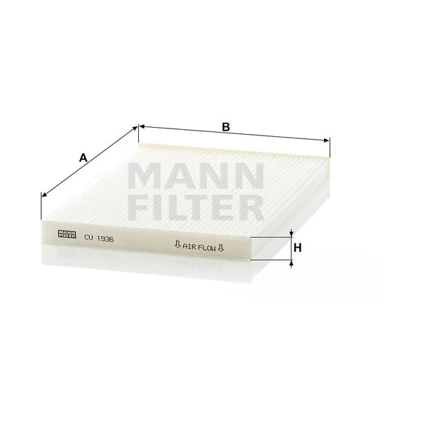 Kabínový filter MANN FILTER CU 1936