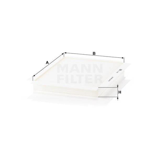 Kabínový filter MANN FILTER CU 2622
