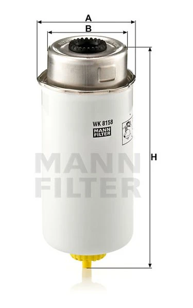 Palivový filter MANN FILTER WK 8158