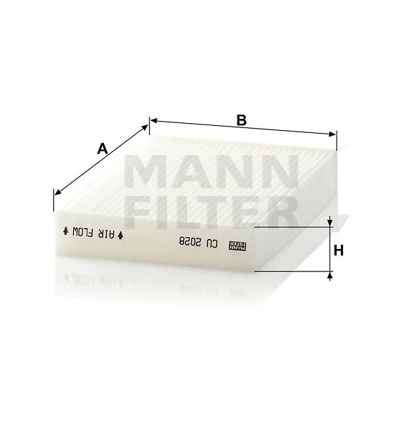 Kabínový filter MANN FILTER CU 2028