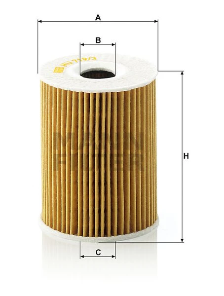 Olejový filter MANN FILTER HU 719/3 x