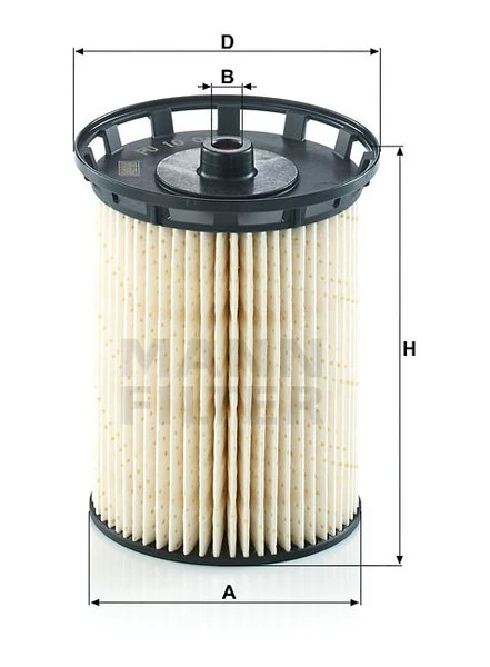 Palivový filter MANN FILTER PU 10 010 z
