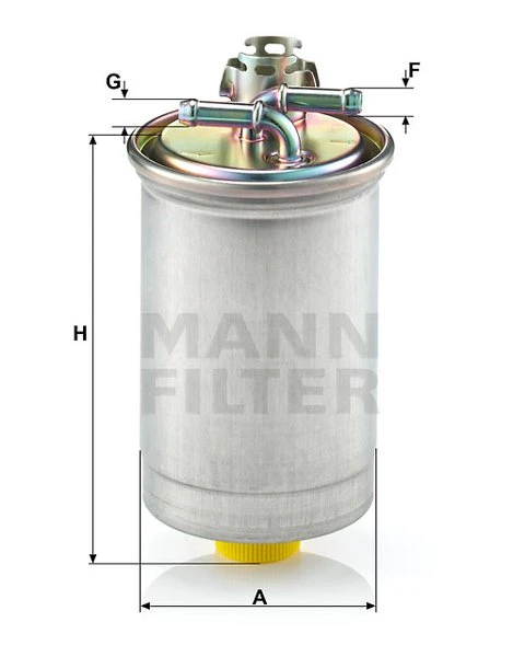 Palivový filter MANN FILTER WK 842/12 x